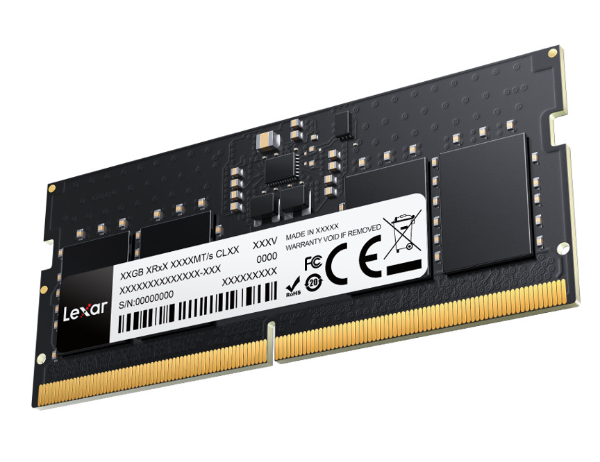 Lexar RAM pomnilnik za prenosnik DDR5 SODIMM 8GB (1x 8GB) 4800MHz CL40 4