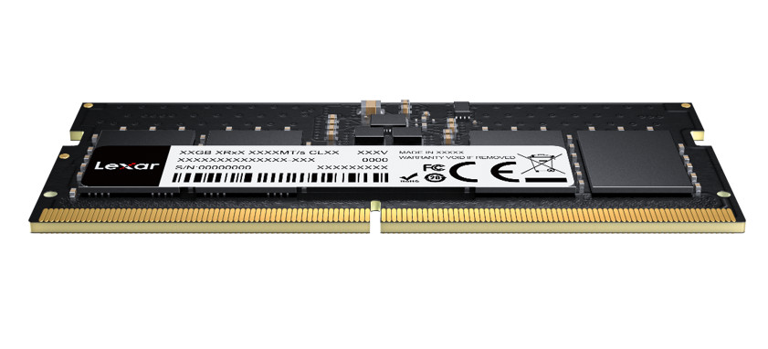 Lexar RAM pomnilnik za prenosnik DDR5 SODIMM 8GB (1x 8GB) 4800MHz CL40 5