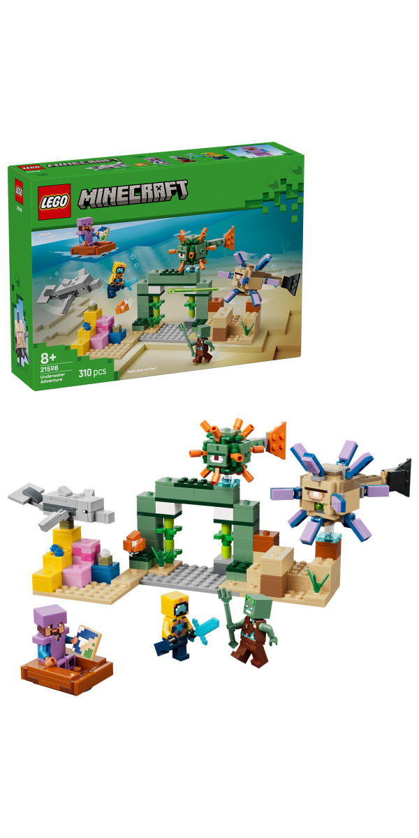 LEGO Minecraft kocke Podvodna pustolovščina 21598 4