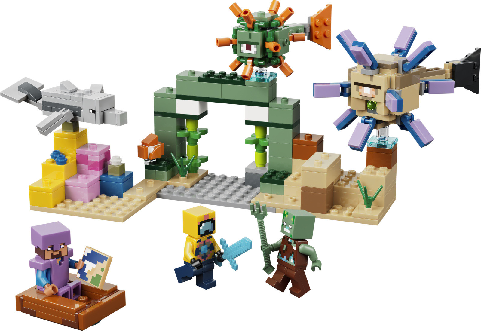 LEGO Minecraft kocke Podvodna pustolovščina 21598 8
