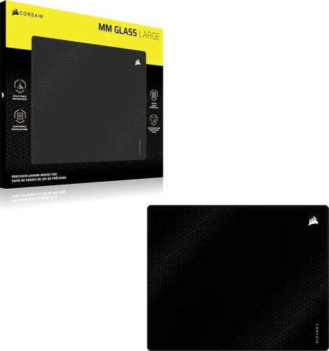 Corsair MM Glass Large Precision podloga za miško - črna 2