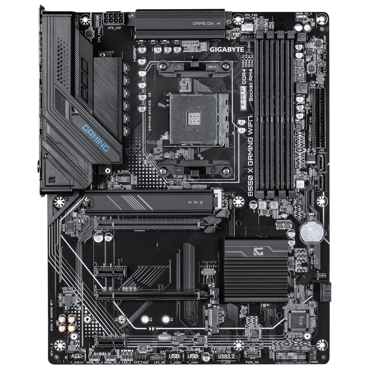 Gigabyte B550 X GAMING WF7 AM4 ATX matična plošča 2