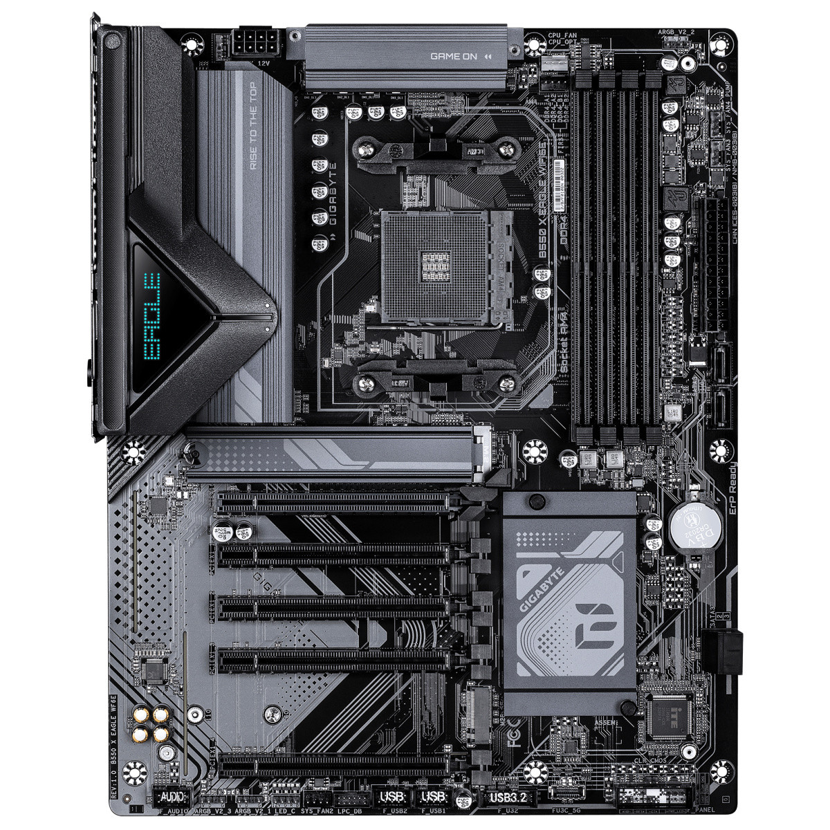 Gigabyte B550 X EAGLE WF6E AM4 ATX matična plošča 2