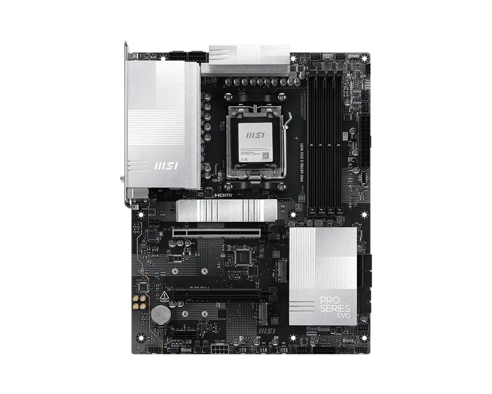 MSI PRO X870E-S EVO WIFI AM 5 matična plošča ATX 4DDR5 3