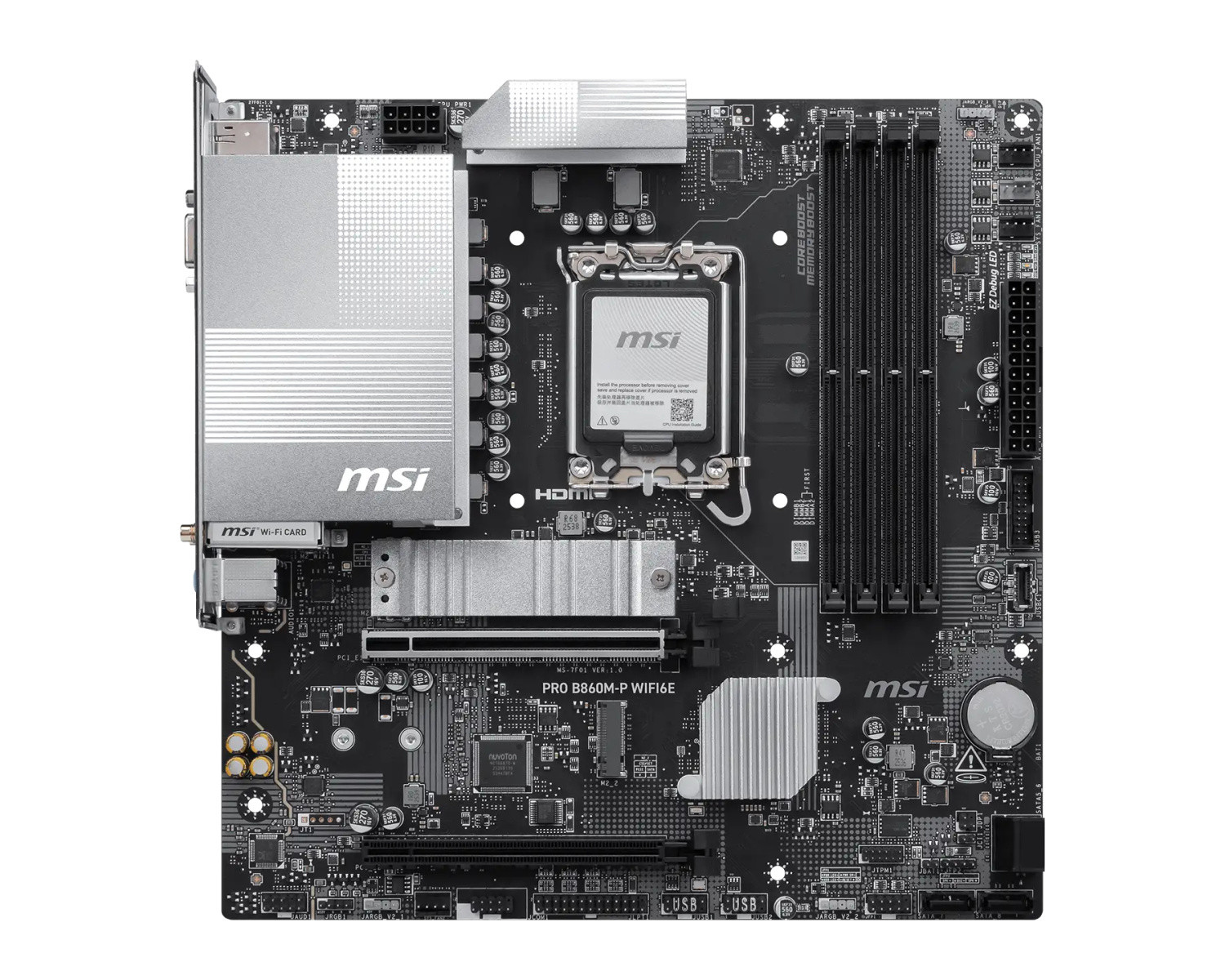MSI PRO B860M-P WIFI6E matična plošča AM5 mATX 4DDR5 4
