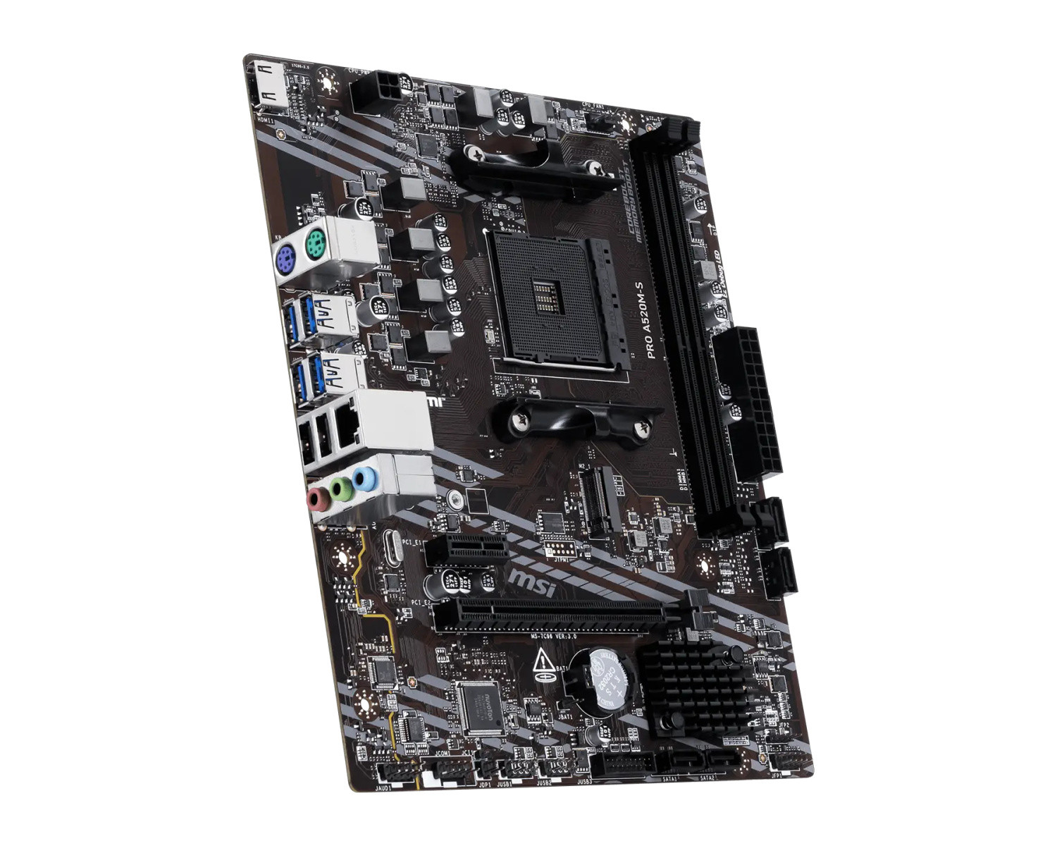 MSI PRO A520M-S matična plošča AM5 (2x DDR4) mATX 3