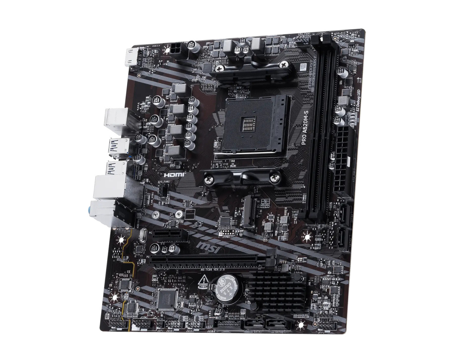 MSI PRO A520M-S matična plošča AM5 (2x DDR4) mATX 4