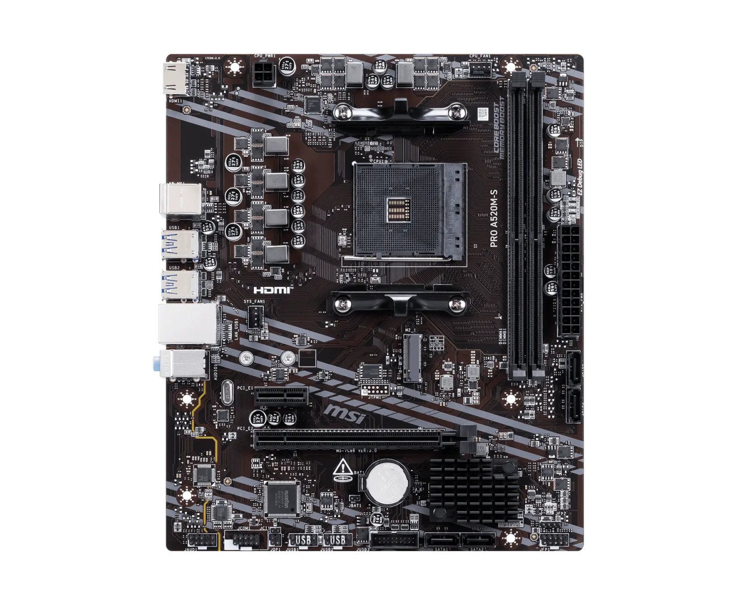 MSI PRO A520M-S matična plošča AM5 (2x DDR4) mATX 5