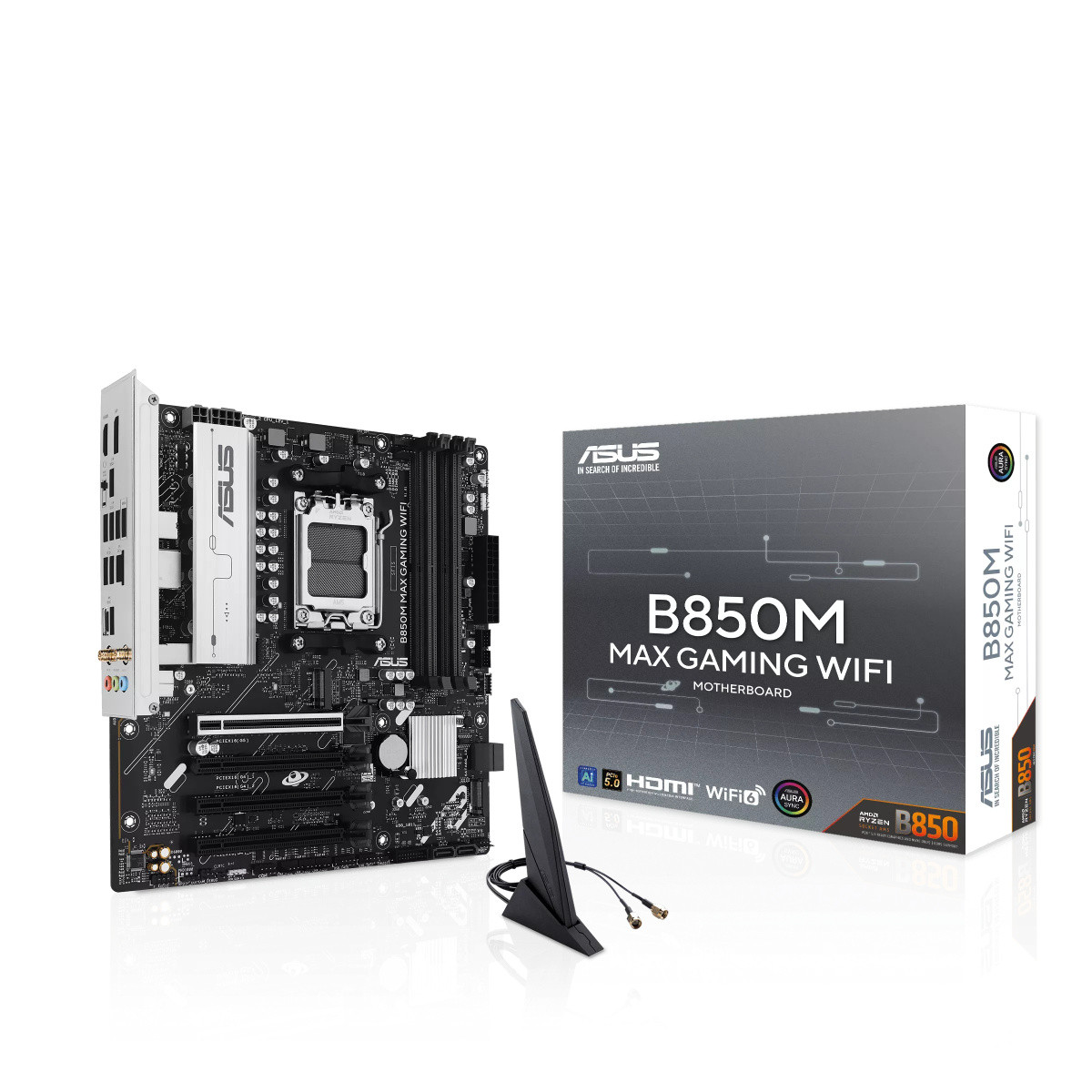 Asus matična plošča B850M MAX GAMING WIFI AM5 mATX 3