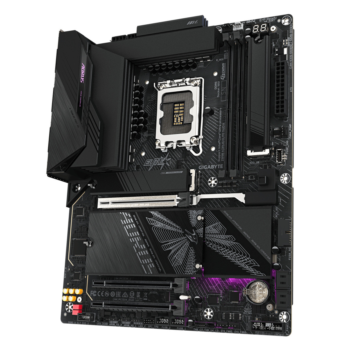 Gigabyte Z890 AORUS ELITE DUO X matična plošča S1851 ATX 4DDR5 4