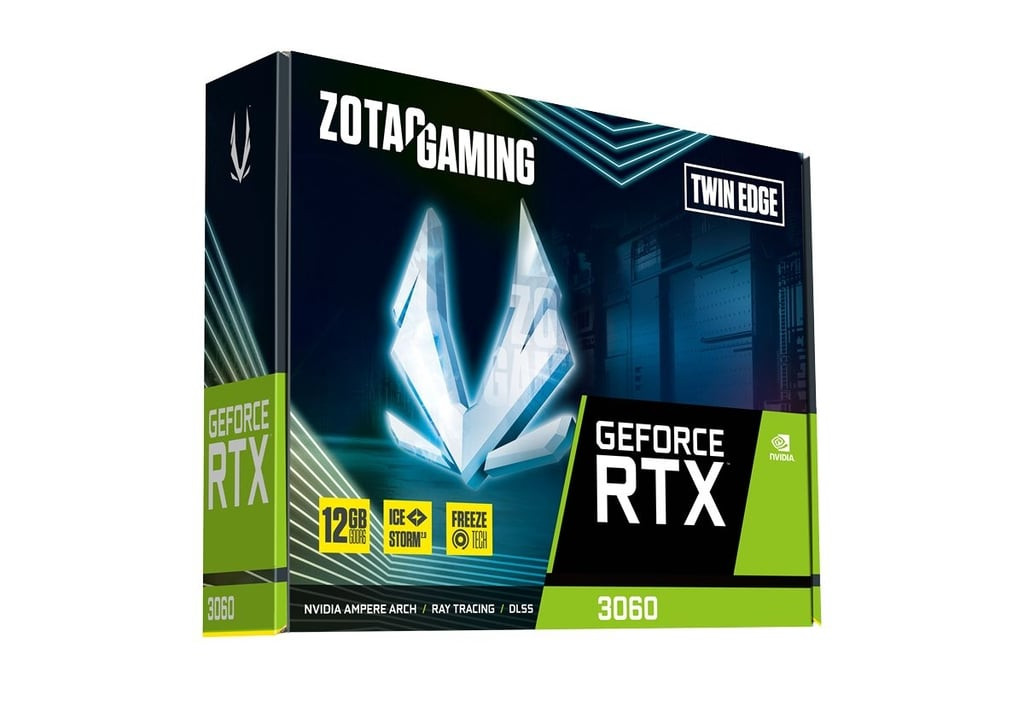 ZOTAC grafična kartica RTX 3060 Twin Edge 12GB GDDR6 8