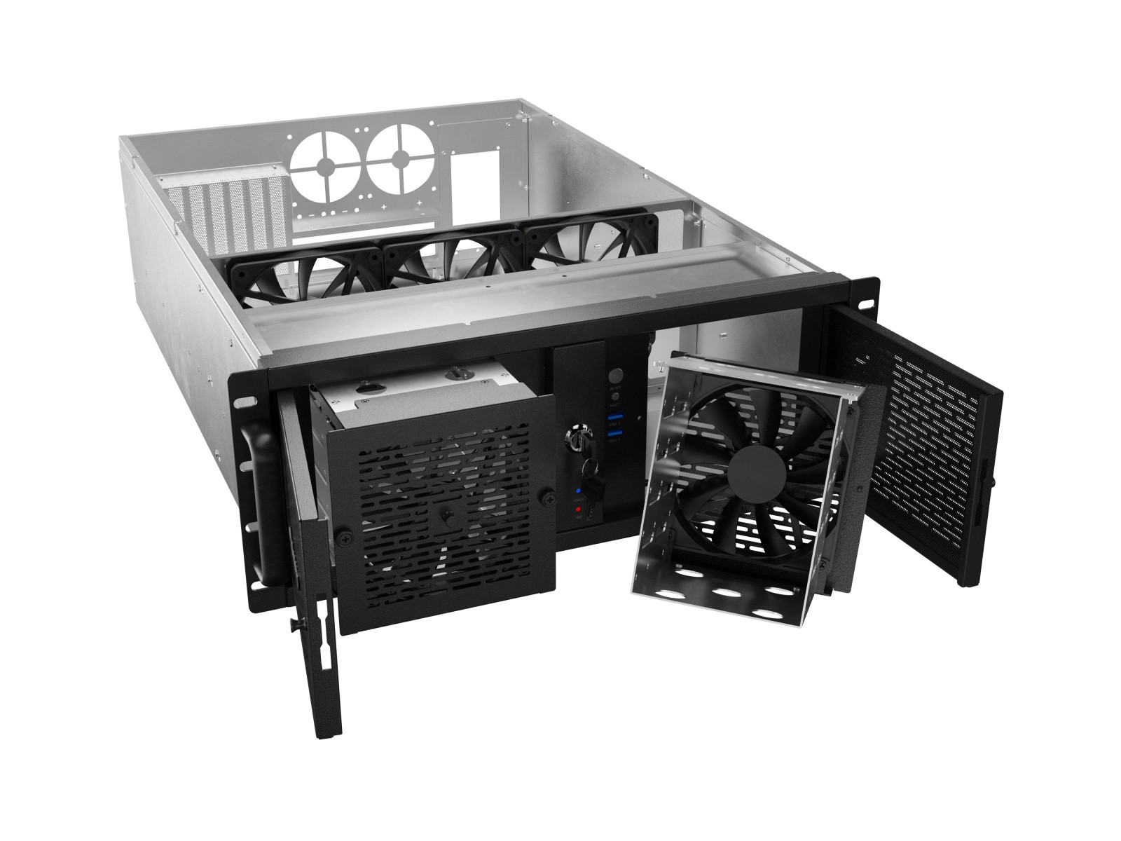 LanbergServersko ohišje E-ATX 4U - 19-palčno 4