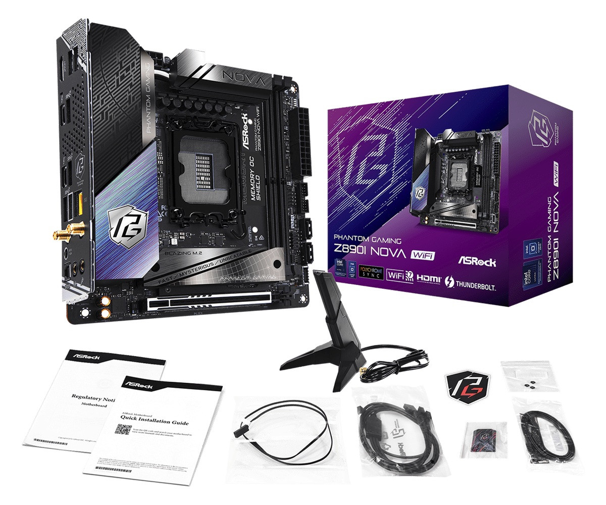 ASRock matična plošča Z890I NOVA WIFI, s1851, 2x DDR5, mITX 2