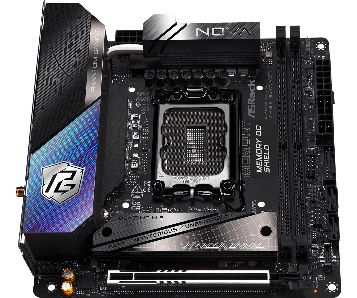 ASRock matična plošča Z890I NOVA WIFI, s1851, 2x DDR5, mITX 4