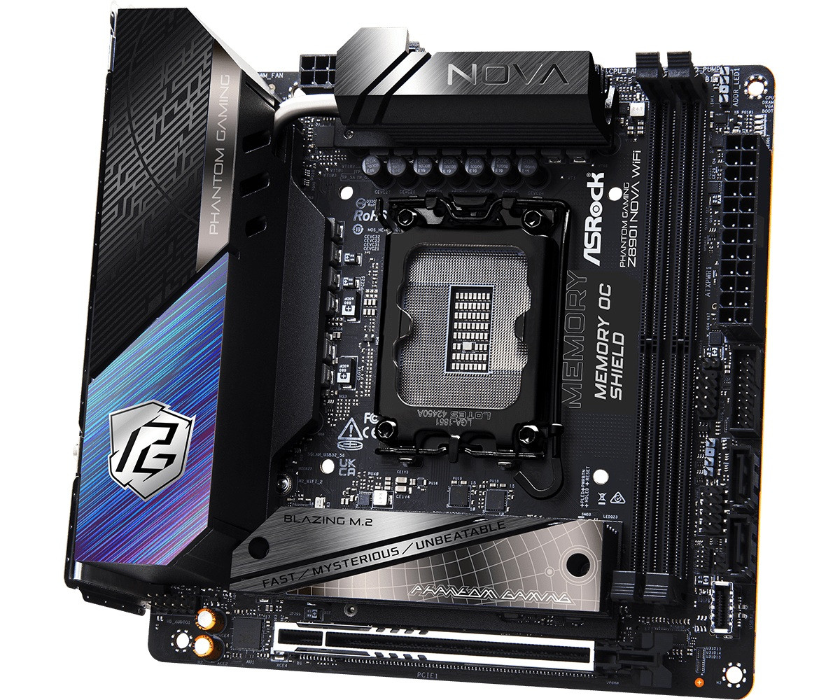ASRock matična plošča Z890I NOVA WIFI, s1851, 2x DDR5, mITX 7