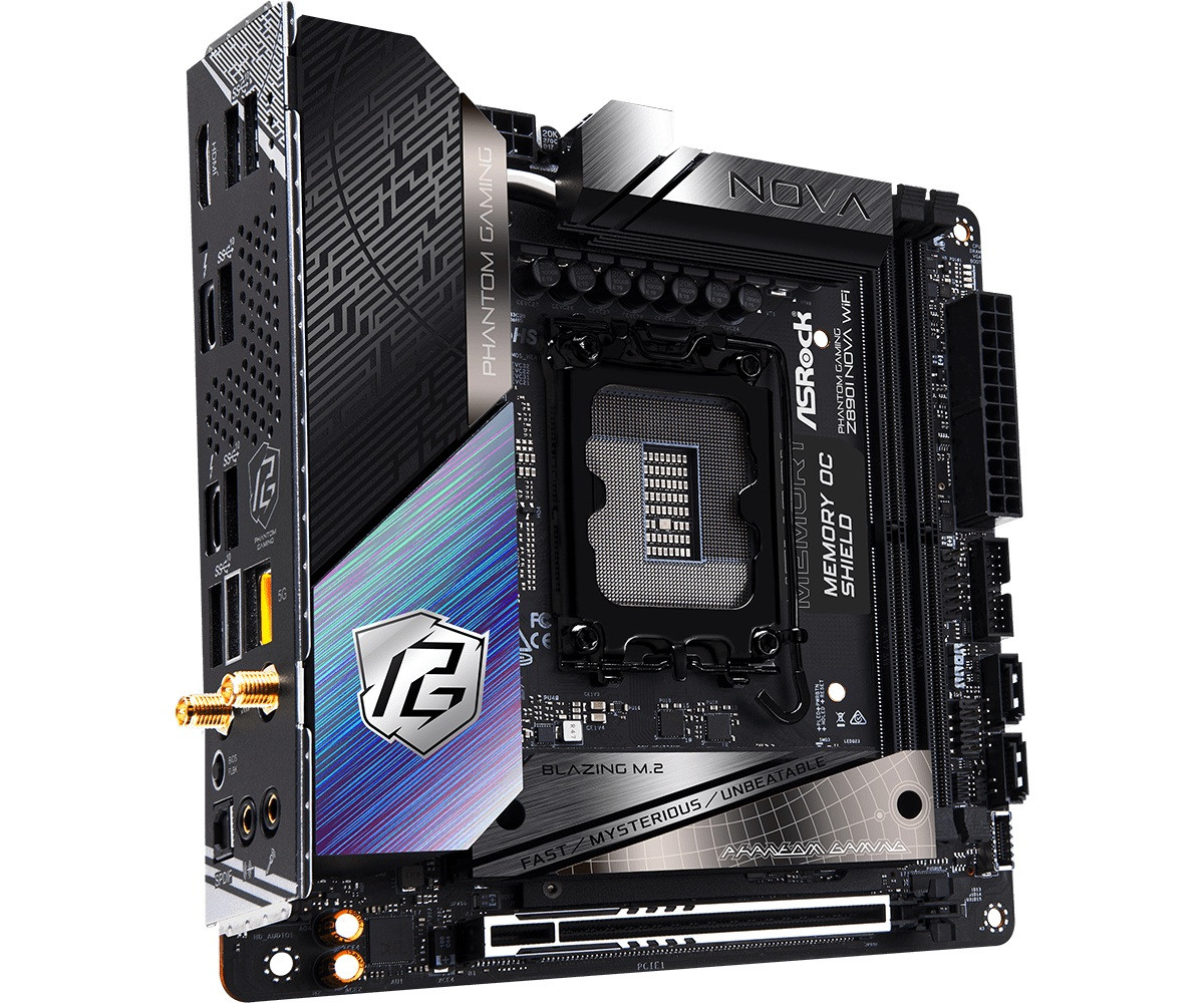 ASRock matična plošča Z890I NOVA WIFI, s1851, 2x DDR5, mITX 8