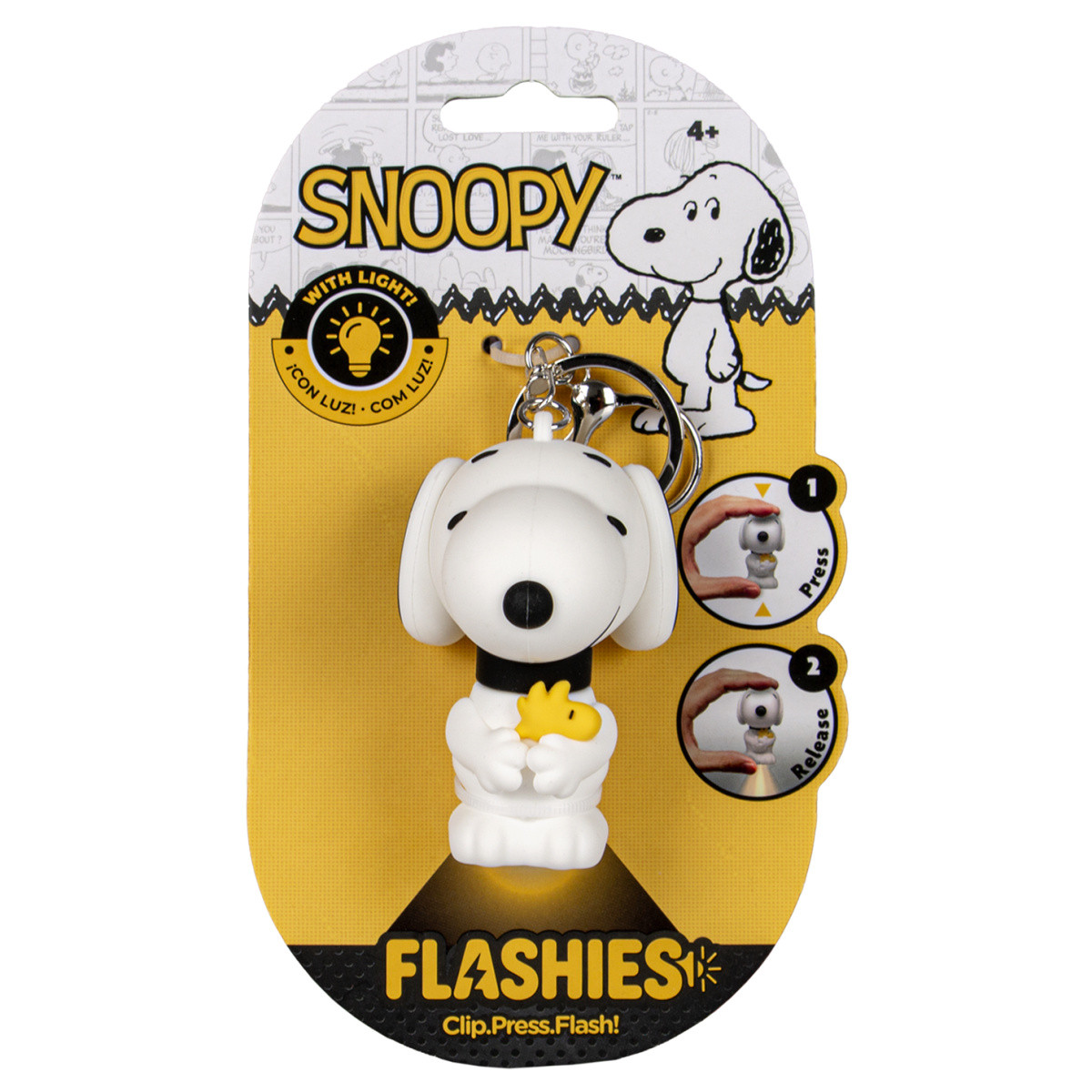 Kids Euroswan LED obesek za ključe Peanuts - Snoopy