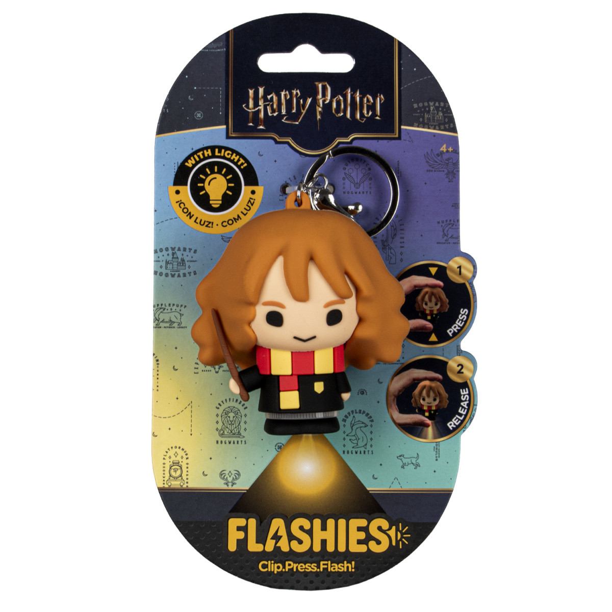 Kids Euroswan obesek za ključe 3D LED svetilka - Harry Potter, Hermiona