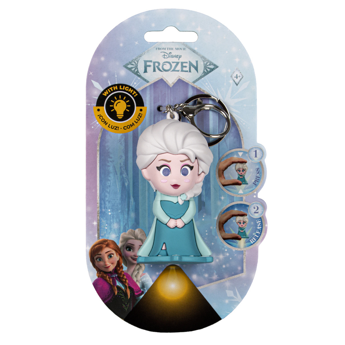 Kids Euroswan LED obesek za ključe Frozen - Elsa