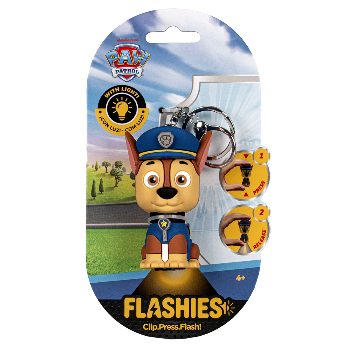 Kids Euroswan LED obesek za ključe Psi Patrol - Chase