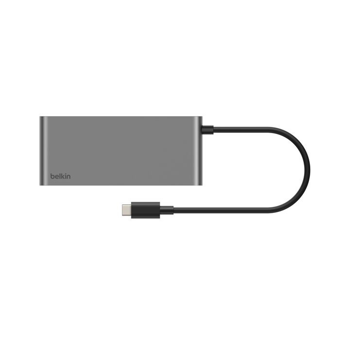 Belkin USB-C HUB 8v1 Multiport z 2.5GbE Ethernet, Space Gray 2