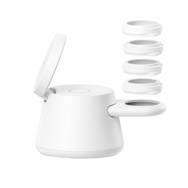 Belkin Qi2 3v1 modularni brezžični polnilnik 25W, bela 2