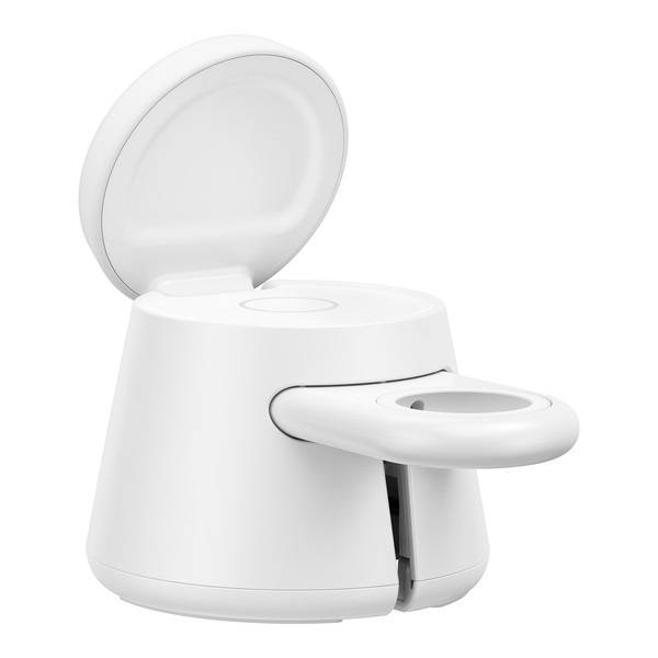 Belkin Qi2 3v1 modularni brezžični polnilnik 25W, bela 5