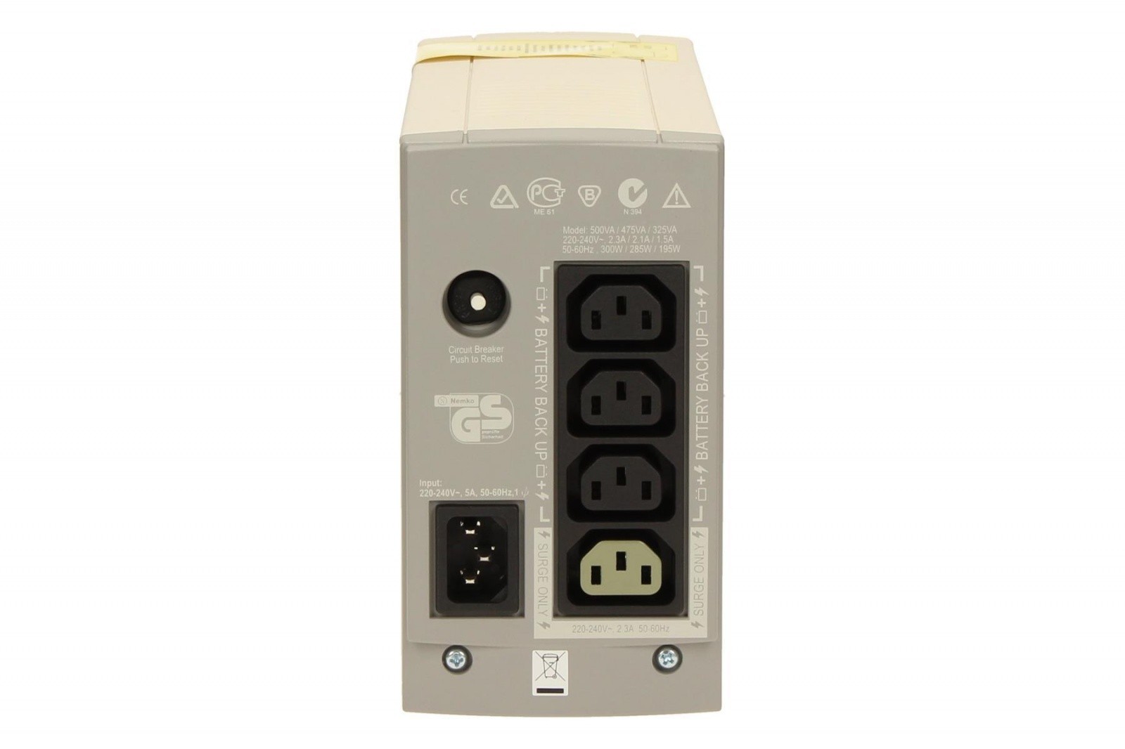 APC Back-UPS 325VA BK325I neprekinjeno napajanje 5