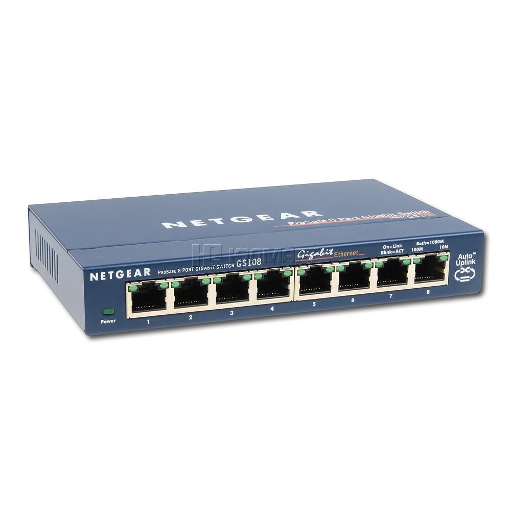 Neupravljani preklopnik (switch) 8xGE - GS108GE 2