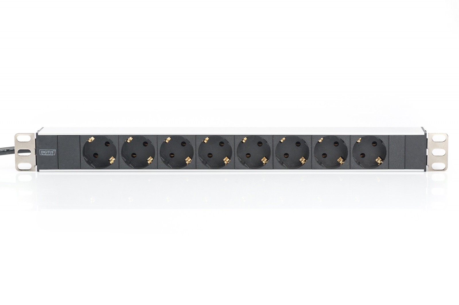 Napajalna letev PDU 19" RACK 8xSchuko, 2m 1xSchuko, 16A 2