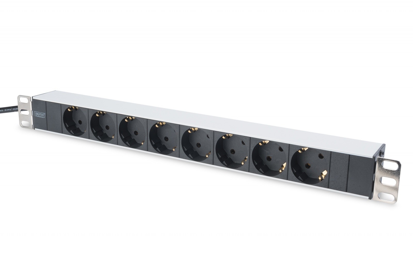 Napajalna letev PDU 19" RACK 8xSchuko, 2m 1xSchuko, 16A