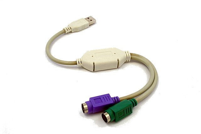 USB na 2xPS/2 adapter za tipkovnico in miško