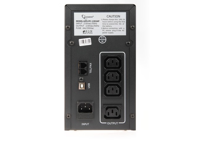 UPS Power Cube USB, RJ12x2, 1200VA 3