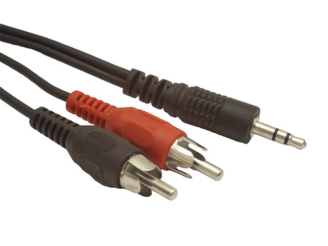 Kabel MINIJACK / 2x RCA (CHINCH) M/M, 1.5M