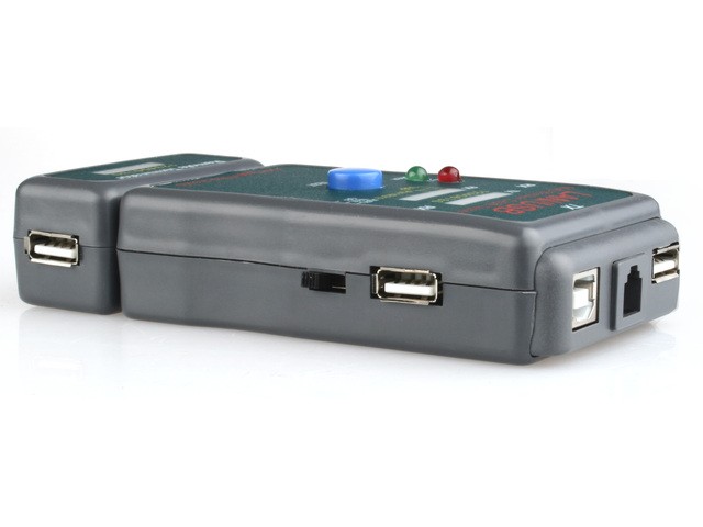 Tester kablov RJ45, RJ11, UTP/STP, USB 3