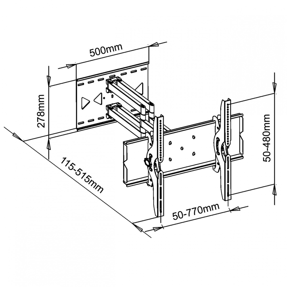 Nosilec za LCD AR-24, 32-100" 2