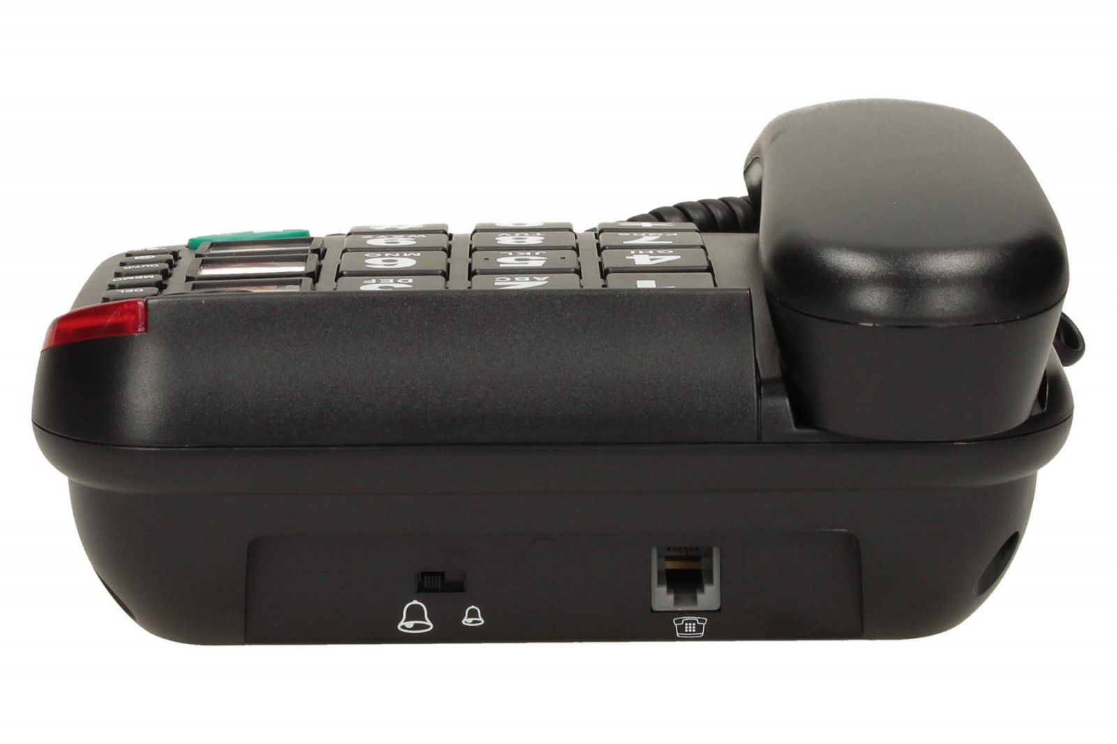 Žični telefon KXT480 BB, črn 5
