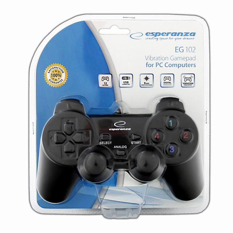 Gamepad z vibracijami za PC EG102 2