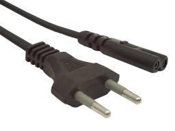 Napajalni kabel za prenosnik C8 (2-pinski), 1.8m