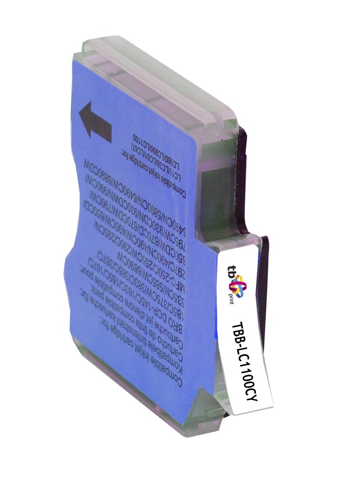 Modro črnilo za Brother LC980/1100CY (100% novo) 2