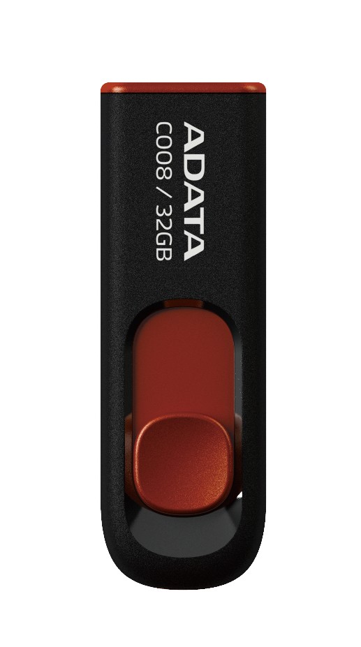 USB ključek DashDrive Classic C008, 32GB, črno-rdeč 4