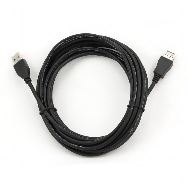 USB 2.0 podaljšek 4.5m, črn 2