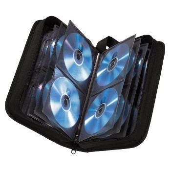 Etui za CD/DVD/Blu-ray diske, kapaciteta 64 plošč, črn 2
