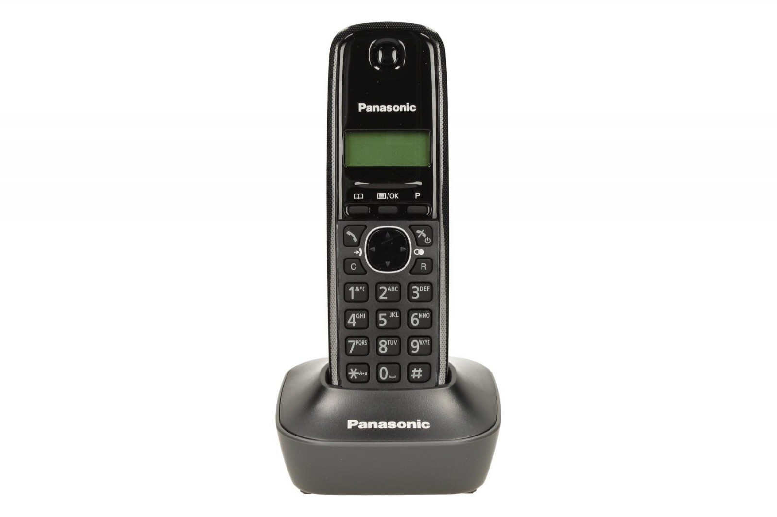 Brezžični DECT telefon Panasonic KX-TG1611, črn