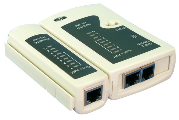 LogiLink tester kablov RJ11/RJ12/RJ45 z oddaljeno enoto