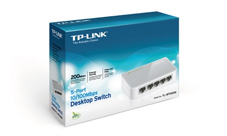 Mrežni preklopnik TP-Link SF1005D, 5x 10/100 Mbps 8