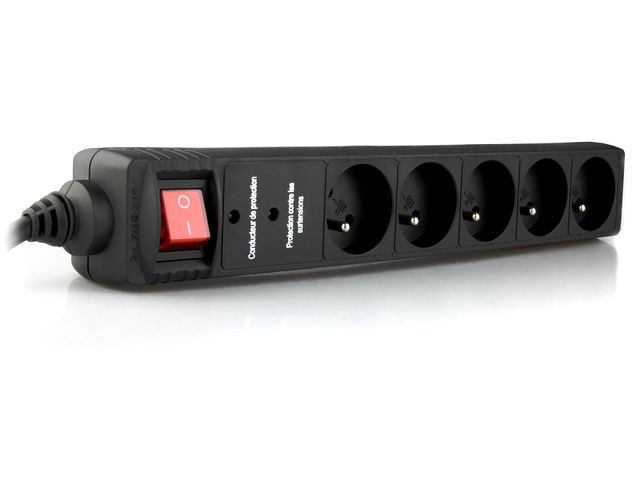 Energenie napajalni trak, 1.5m, 5 vtičnic, črn