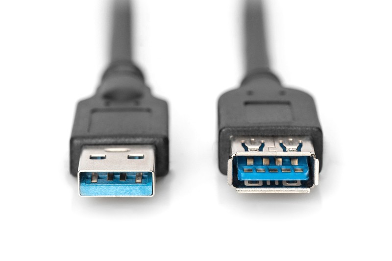 USB 3.1 podaljševalni kabel A/A, 1.8m, črn 2