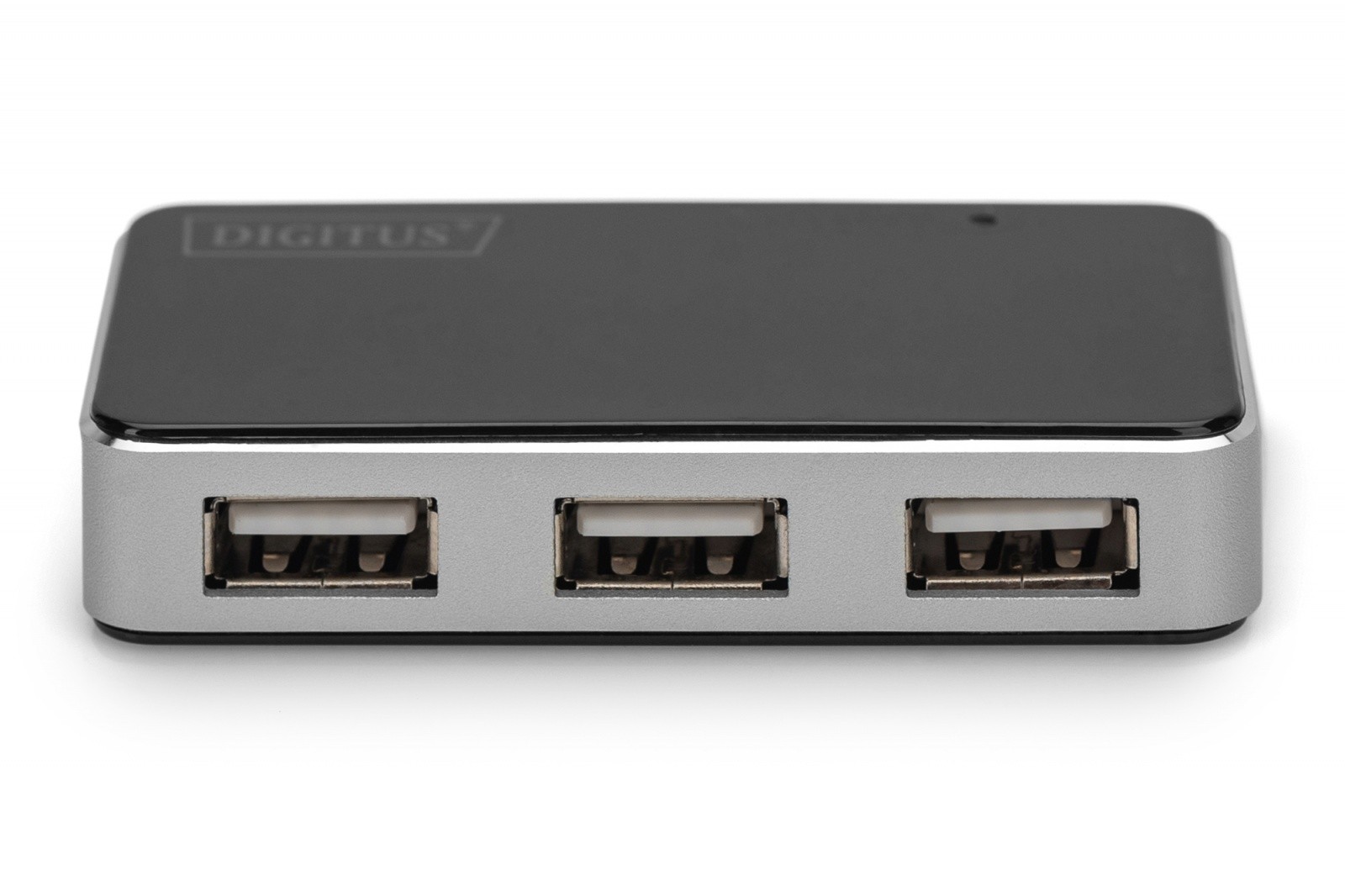 4-portni USB 2.0 HUB, aktiven, črno-srebrn 4