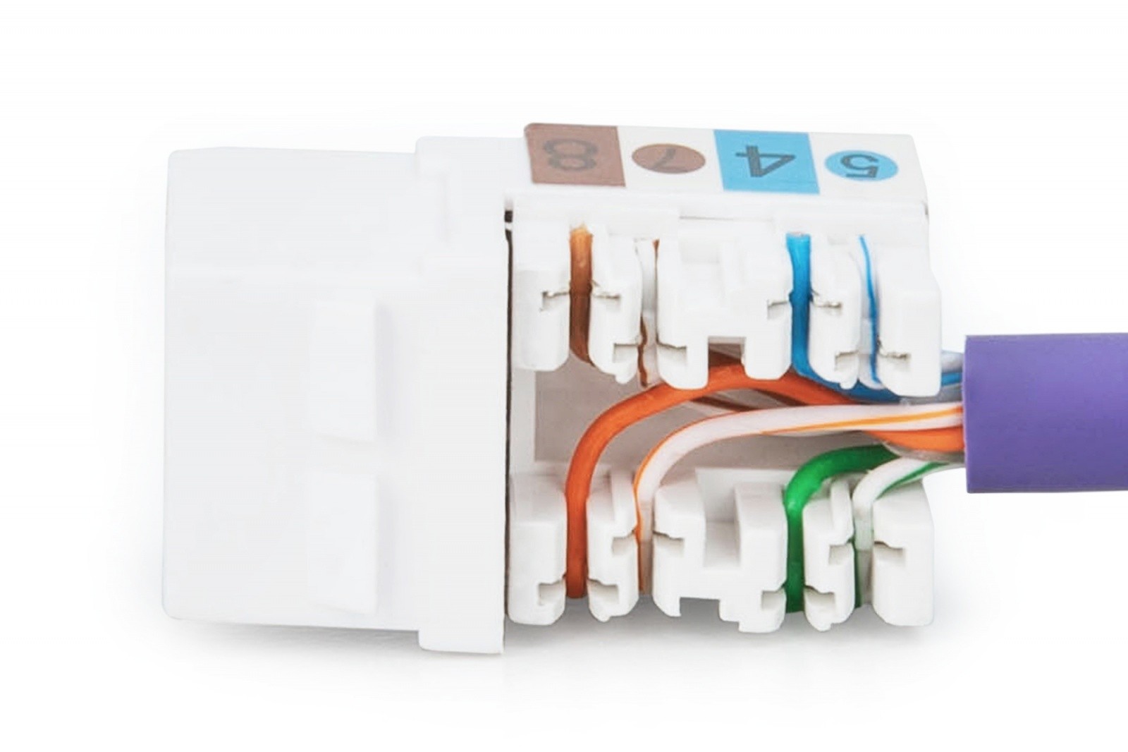 Keystone modul RJ45 Cat.6 UTP LSA 8